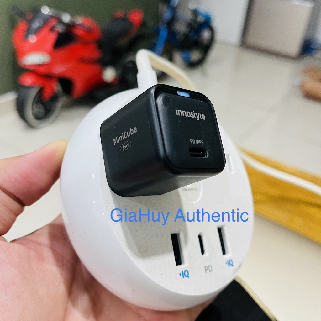 Củ sạc nhanh INNOSTYLE IC33PD MiniCube PD/ PPS 1.0 33W GaN II
