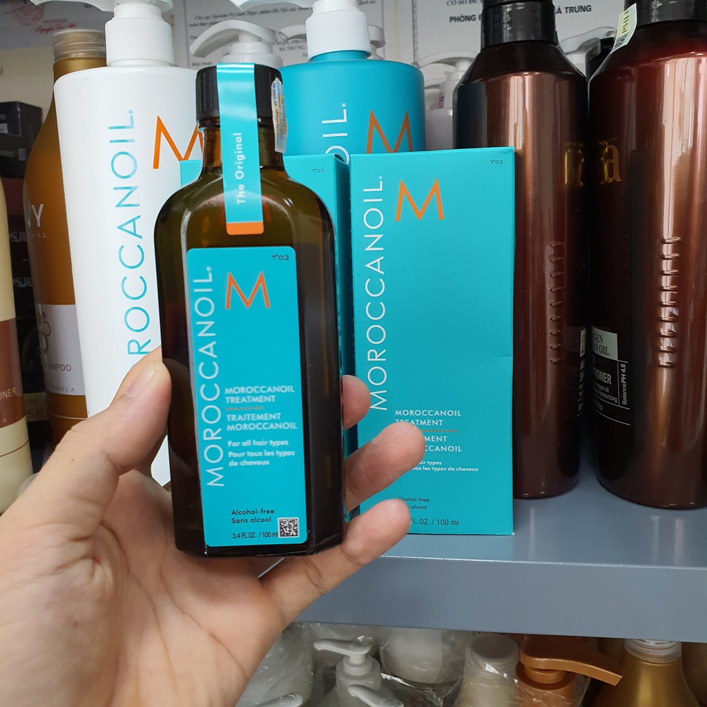 Dầu dưỡng tóc Moroccanoil Tinh dầu dưỡng phục hồi tóc hư tổn khô xơ Moroccanoil Treatment Oil  25ml - 200ml chính hãng