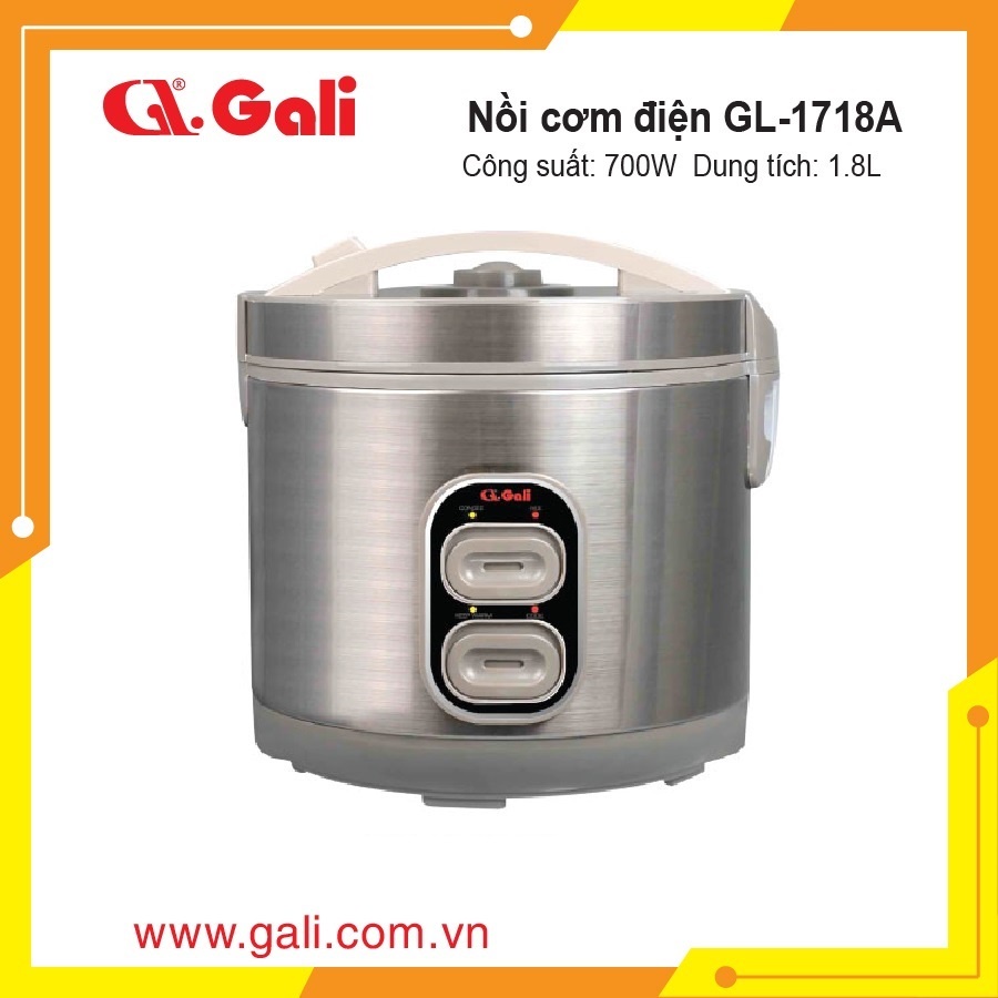{CHÍNH HÃNG} NỒI CƠM ĐIỆN GALI GL -1718A