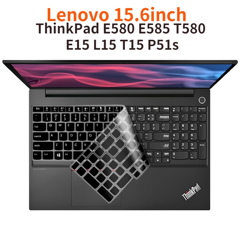 Miếng Dán Bàn Phím Silicon Cho Lenovo ThinkPad E580 E595 P52 E585 L590 E15 L15 T15 P51s 15.6inch