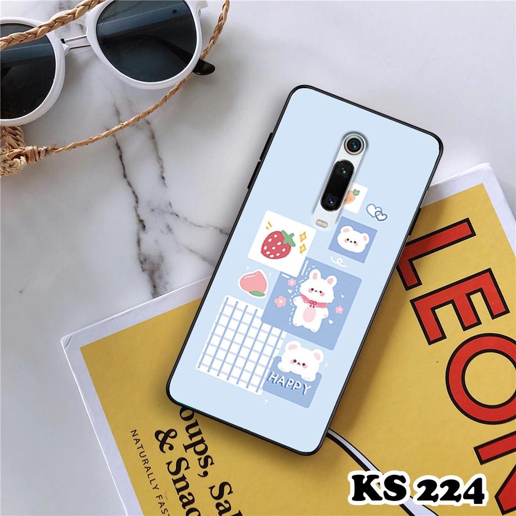 Ốp lưng Xiaomi Redmi K20 - Redmi K20 Pro - Redmi K30 - Ốp in hình thỏ con dễ thương - Lưng nhám Viền  TPU cao cấp
