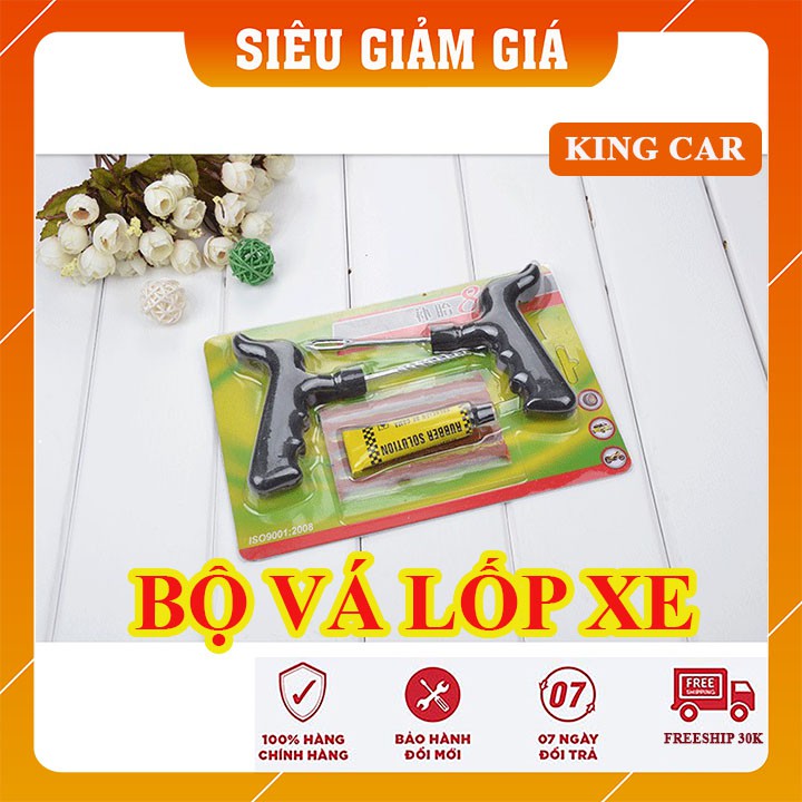Vá lốp ô tô, xe máy, bộ tự vá lốp oto, xe máy không săm - Shop KingCar