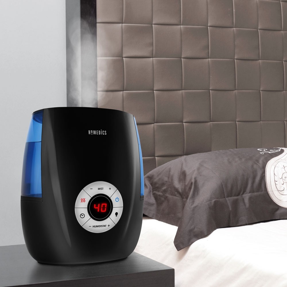 Máy tạo độ ẩm siêu âm khử khuẩn, điều chỉnh độ ẩm trong phòng HoMedics UHE-WM68