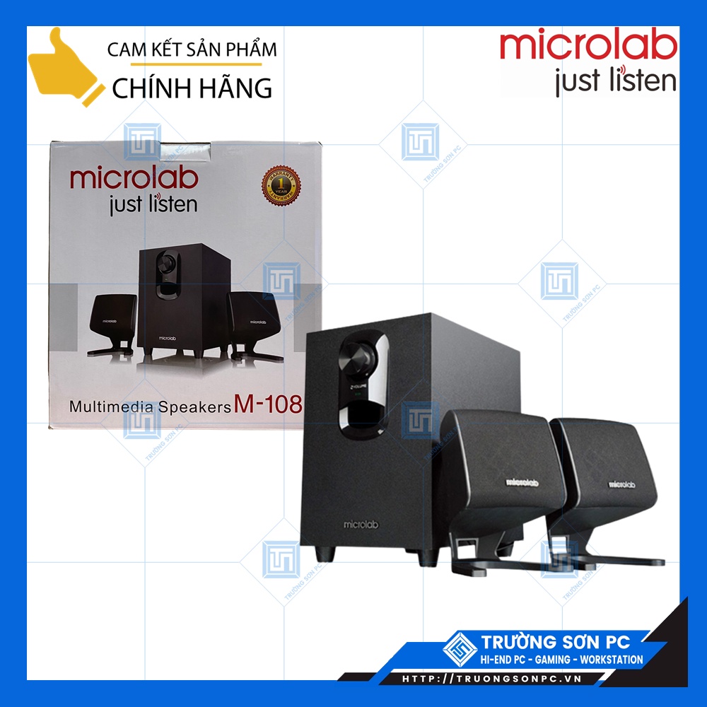 Loa Máy Tính Microlab M-108 M108 2.1CH/ Loa Golden Field H401WE 4.1CH | Chính Hãng