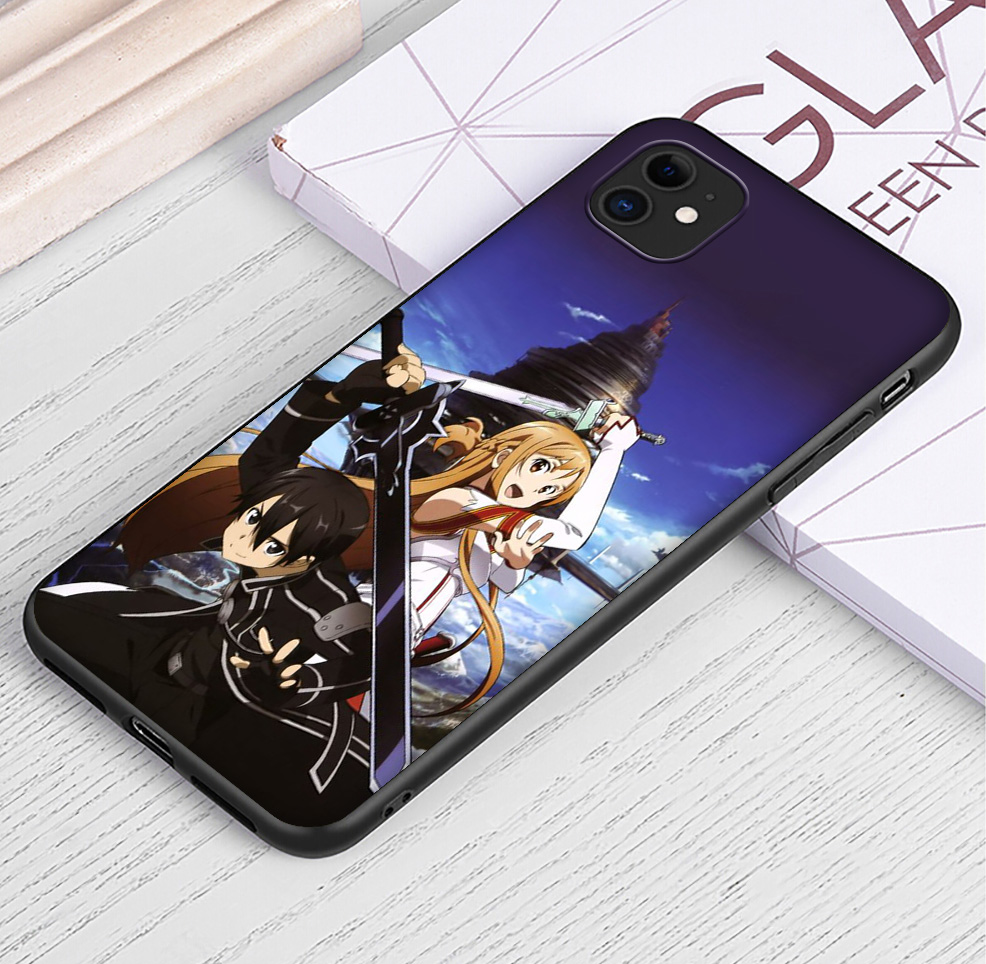 Ốp Điện Thoại Silicon Mềm Hình Anime Sword Art Online 2 Va8 Cho Apple Iphone 8 7 6 6s 5s 5 Se Plus 2020