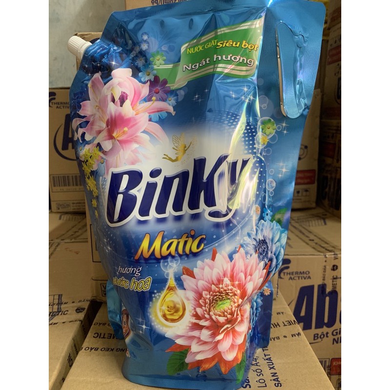 [ HÀNG CHÍNH HÃNG] NƯỚC GIẶT BINKY HƯƠNG NƯỚC HOA 2.3L