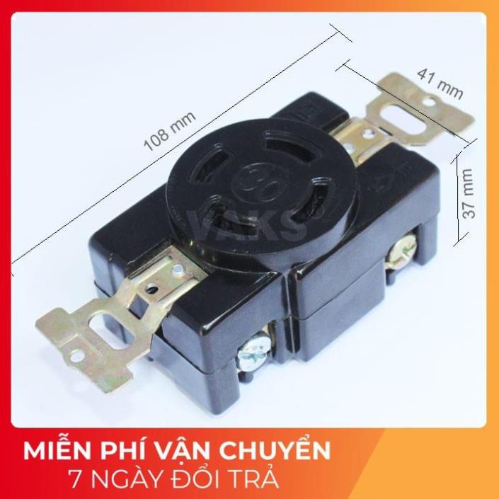 [ Tiến Thành] Ổ cắm điện locking 3 pha 4 chấu khóa 30A - OC7-2707 - dùng trong ngành may