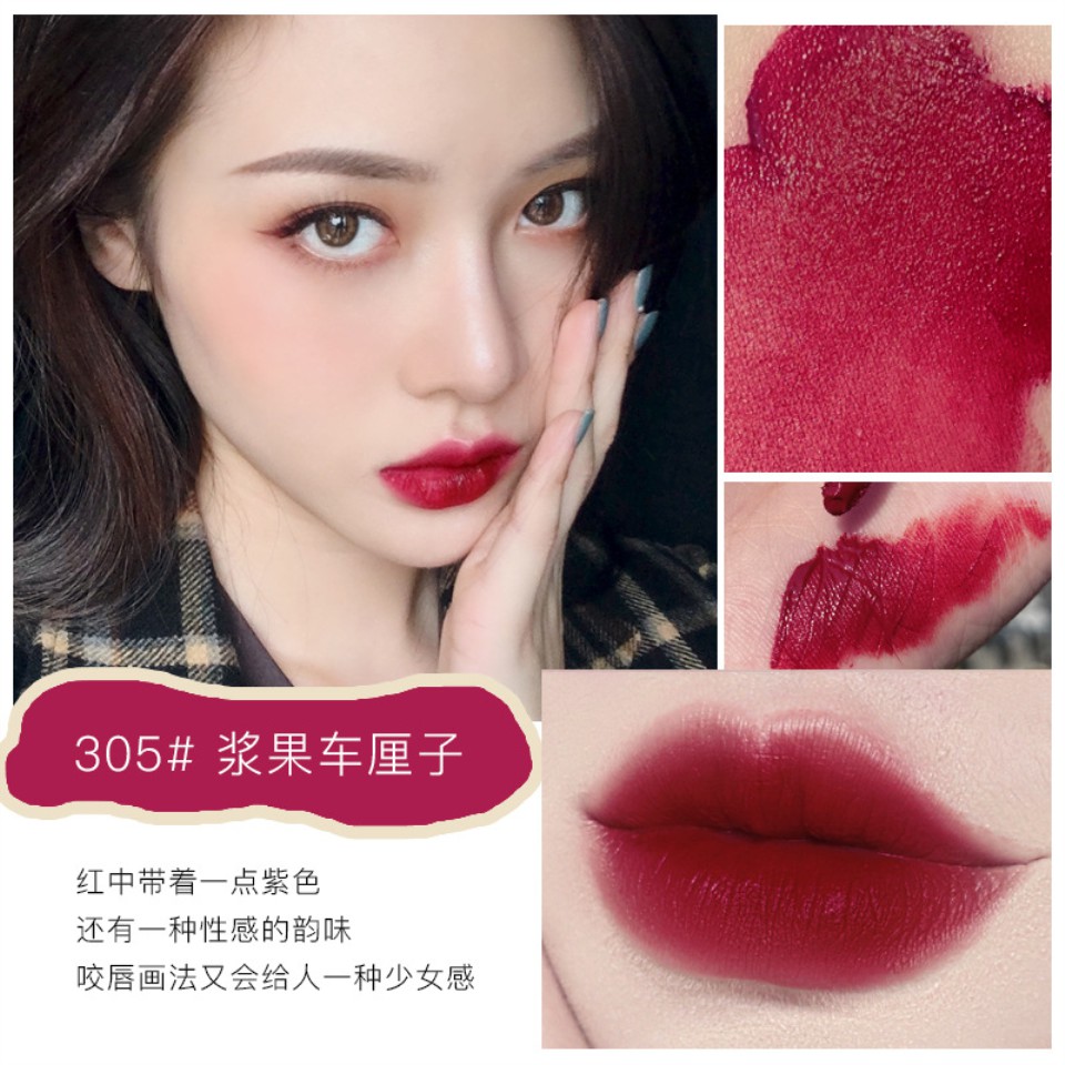 Son Kem Tint Lip Glaze HUAXIXI mịn như nhung chống thấm nước dưỡng ẩm hiệu quả | BigBuy360 - bigbuy360.vn