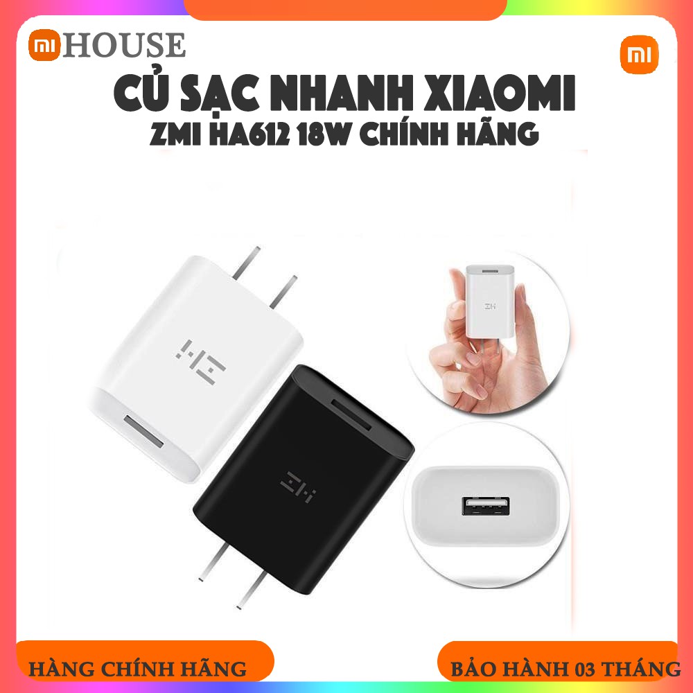 Củ sạc nhanh 18W 𝗫𝗶𝗮𝗼𝗺𝗶 ZMI HA612 - Cốc sạc nhanh  𝗫𝗶𝗮𝗼𝗺𝗶 ZMI HA716 20W  - TekLink