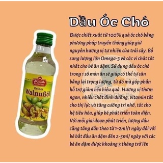 [THANH LÍ NGHỈ BÁN] DẦU ÓC CHÓ 100ml hàng nhập khẩu date 3/2026