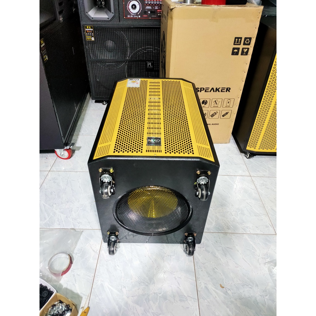 Loa kéo Nexo V379 pro bass sub 30 úp đất