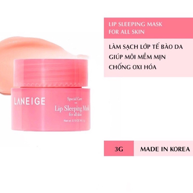 Mặt nạ ngủ MÔI Laneige Lip Sleeping Mask 3g