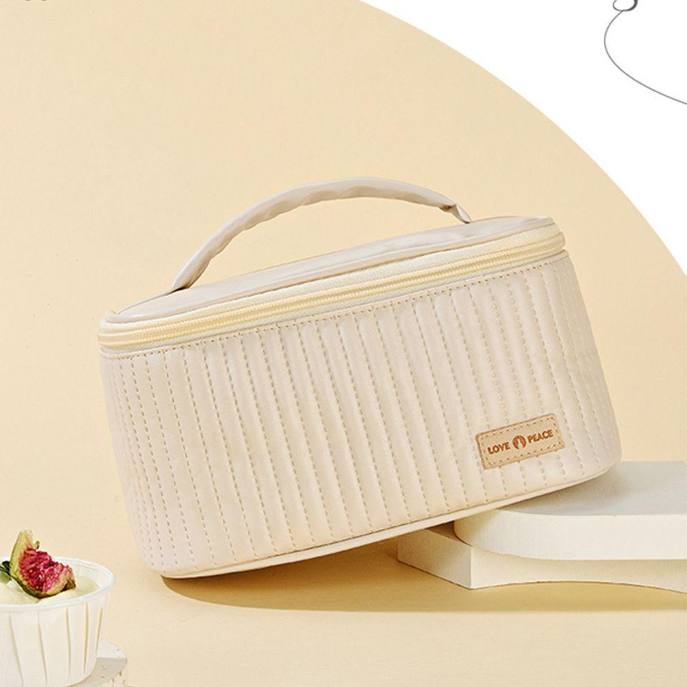 AROMA Túi Đựng Mỹ Phẩm Cỡ Lớn Có Khóa Kéo Thời Trang