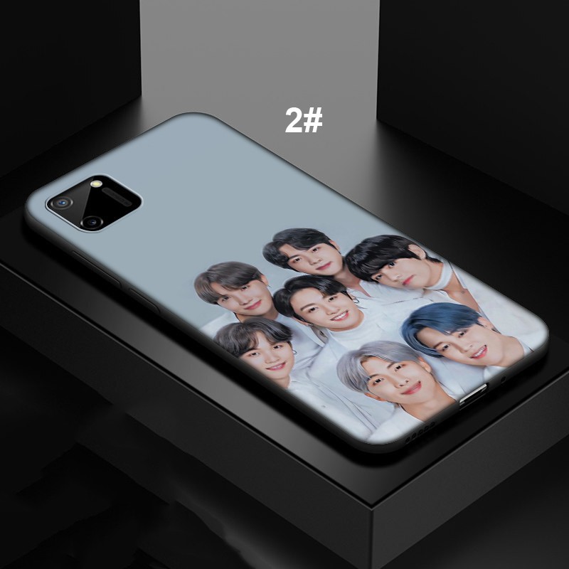 Ốp Lưng Mềm In Hình Logo Bts Cho Realme C15 / C12 / C11 / C2 / C3 / 6 Pro