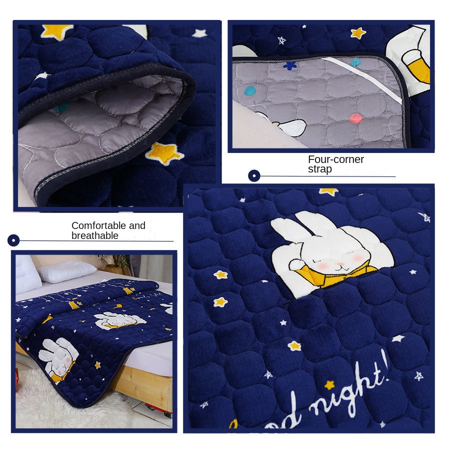 Đệm Ngủ Đơn / Đôi Chất Nỉ Mềm Mại Giữ Ấm Mùa Đông