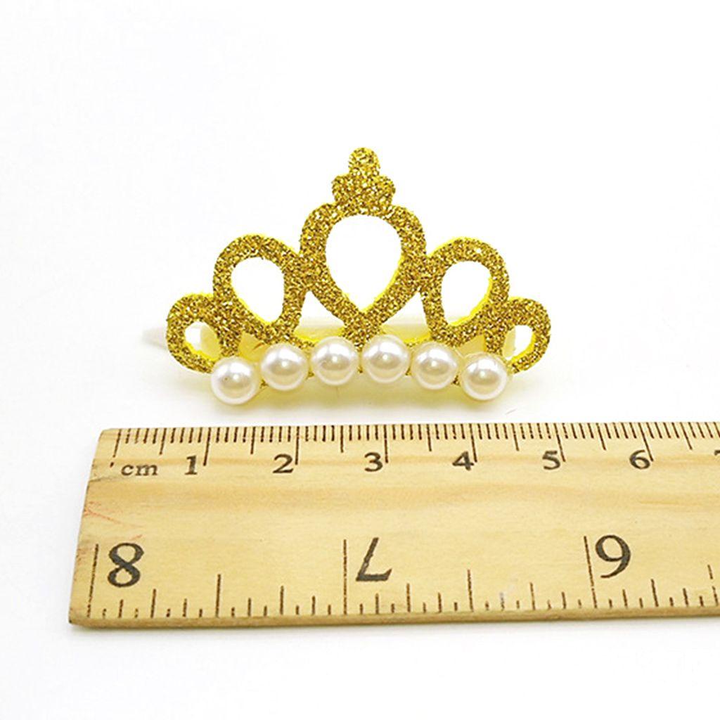 Lloyd Kẹp Tóc Trọng Lượng Nhẹ Hình Vương Miện Đính Nơ Giả Dễ Thương Dành Cho Cún Cưng