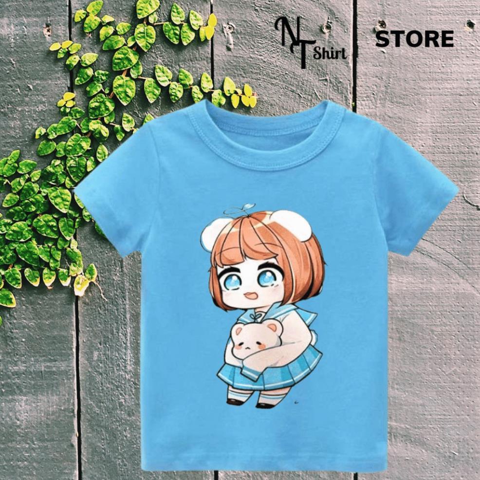 Áo thun bé trai và bé gái, Áo phông trẻ em in hình Hero Team, Áo cotton xịn mặc mát thoải mái hình chất lượng NTshirt 02