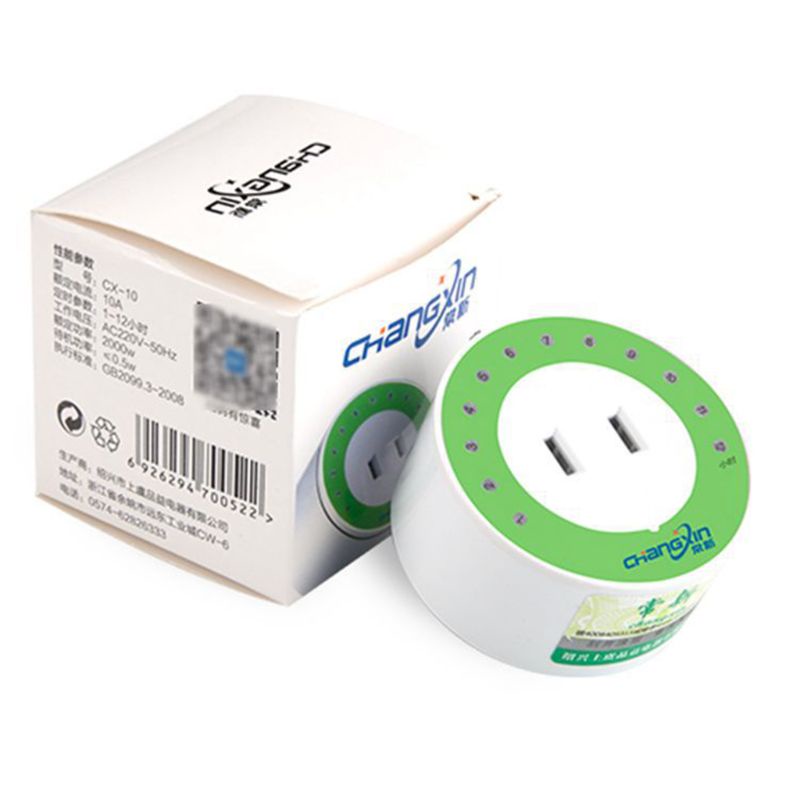 Công Tắc Hẹn Giờ Đa Năng Hình Tròn Mini Thiết Kế Độc Đáo