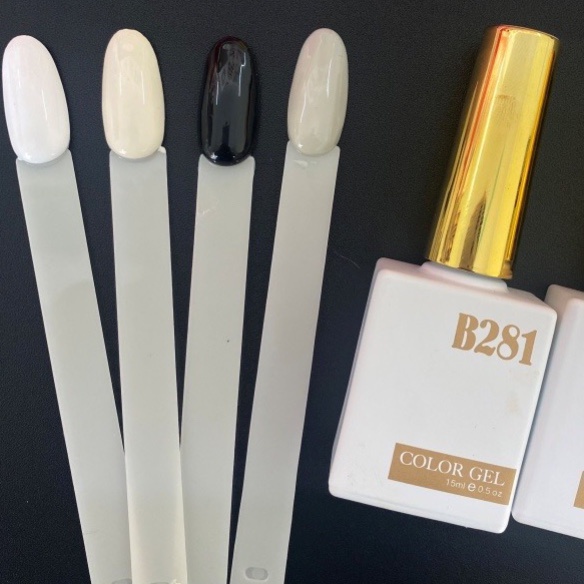 Sơn B281 Đen Trắng . Sơn Gel Đen , Trắng , Nước Gạo , Trắng Đục, sơn nứt đen trắng