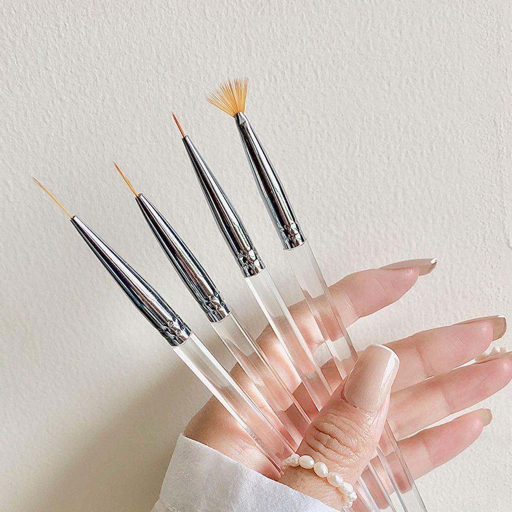 Cọ Vẽ Móng Tay Gel UV Kiểu Pháp Chuyên Nghiệp