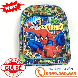 Sỉ balo cho bé 2 đến 6 tuổi. ba lô người nhện cho bé ms163