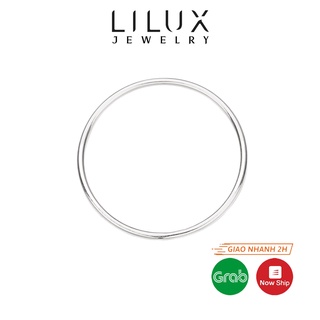 Nhẫn bạc trơn LILUX N008 , nhẫn basic bạc 925 dây mảnh đơn giản