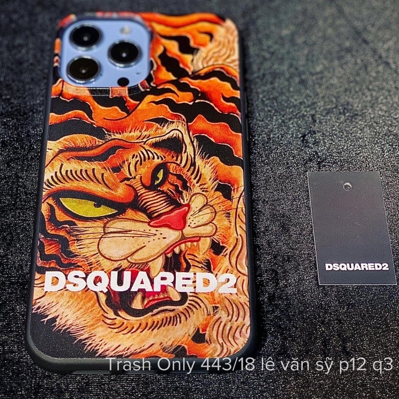 Ốp lưng iphone DSQUARED TIGER cho các dòng máy  12, 12Pro , 12ProMax,  13, 13PRO, 13PROMAX