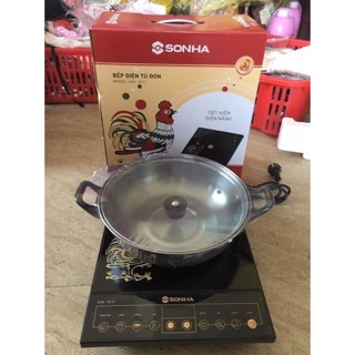 Bếp điện từ Sơn Hà tặng kèm nồi