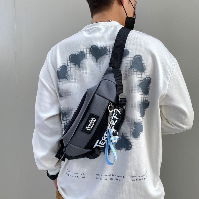 Túi đeo chéo đựng điện thoại phong cách harajuku thời trang cho nam và nữ nhiều màu tùy chọn