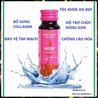 [CHỐNG LÃO HÓA] Nước Uống Đông Trùng Hạ Thảo Hector Collagen 5000mg