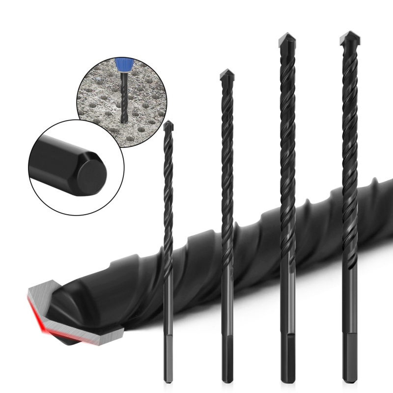 Mũi Khoan Lỗ Hình Tam Giác Bằng Cacbua 6-12mm Chuyên Dụng Khoan Bê Tông