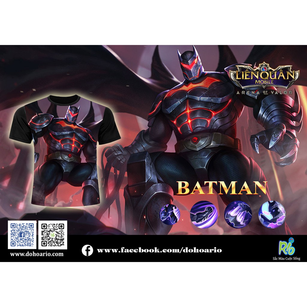 Áo Liên Quân - Batman