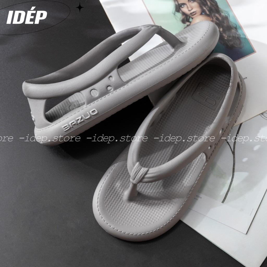 𝐢𝐃É𝐏 𝐆𝐋𝟎𝟕𝟖 Dép sandal bánh mì quai kẹp DUWA chất EVA đúc nguyên khối siêu nhẹ đi mưa, đi biển