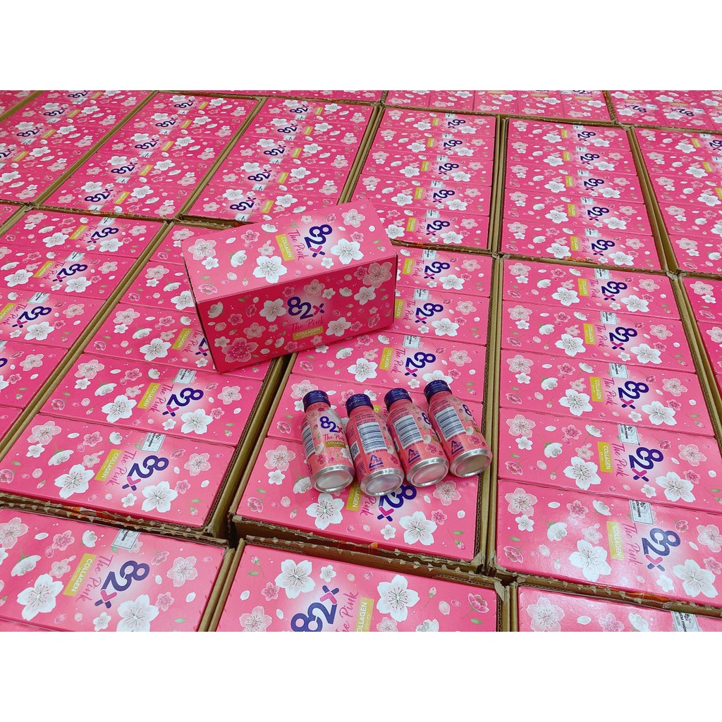 82X The Pink Collagen 100ml Hàm Lượng 1000mg Collagen, nước uống đẹp da đến từ Nhật bản | BigBuy360 - bigbuy360.vn