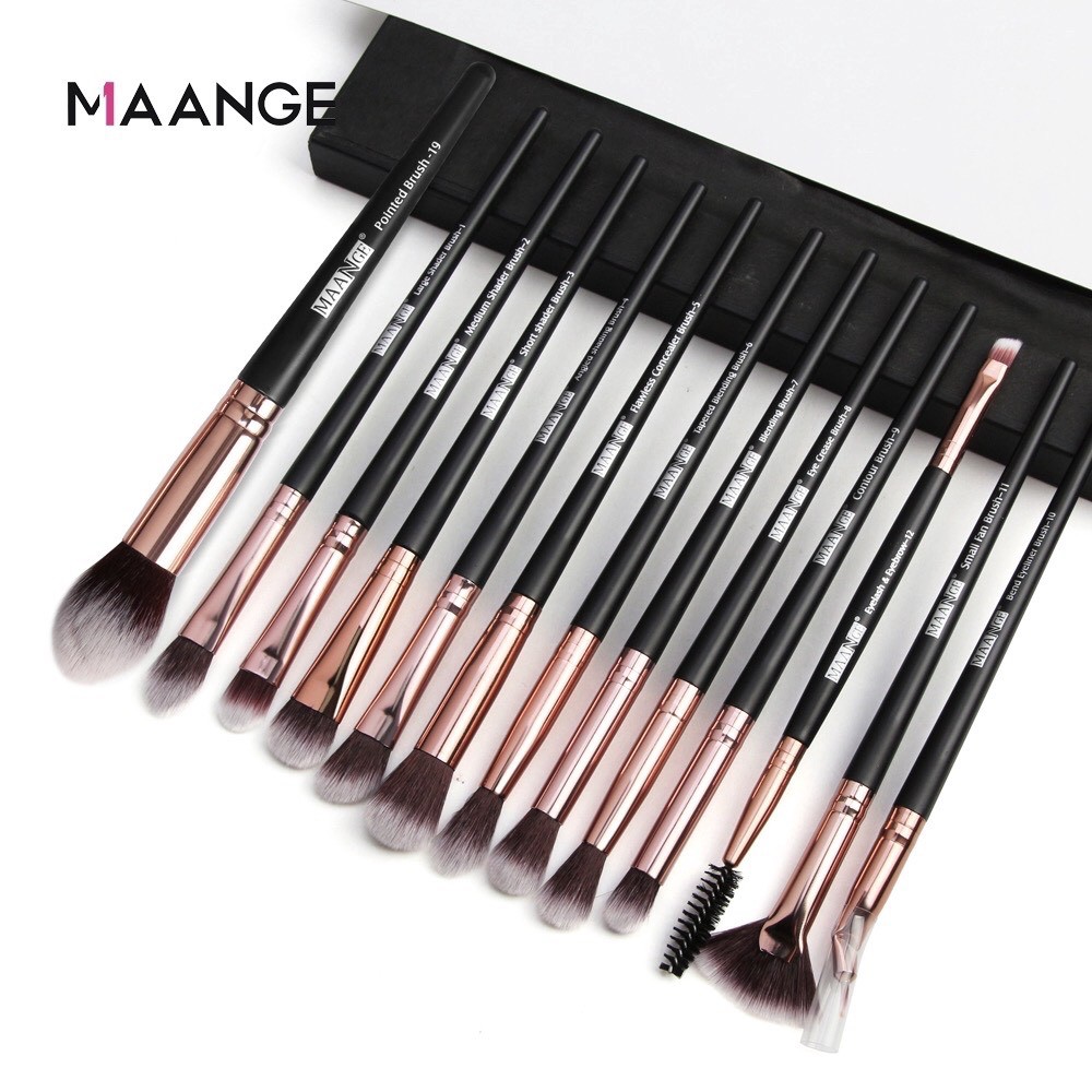 Bộ Cọ Trang Điểm MAANGE Sử Dụng Chuyên Nghiệp（13Pcs）