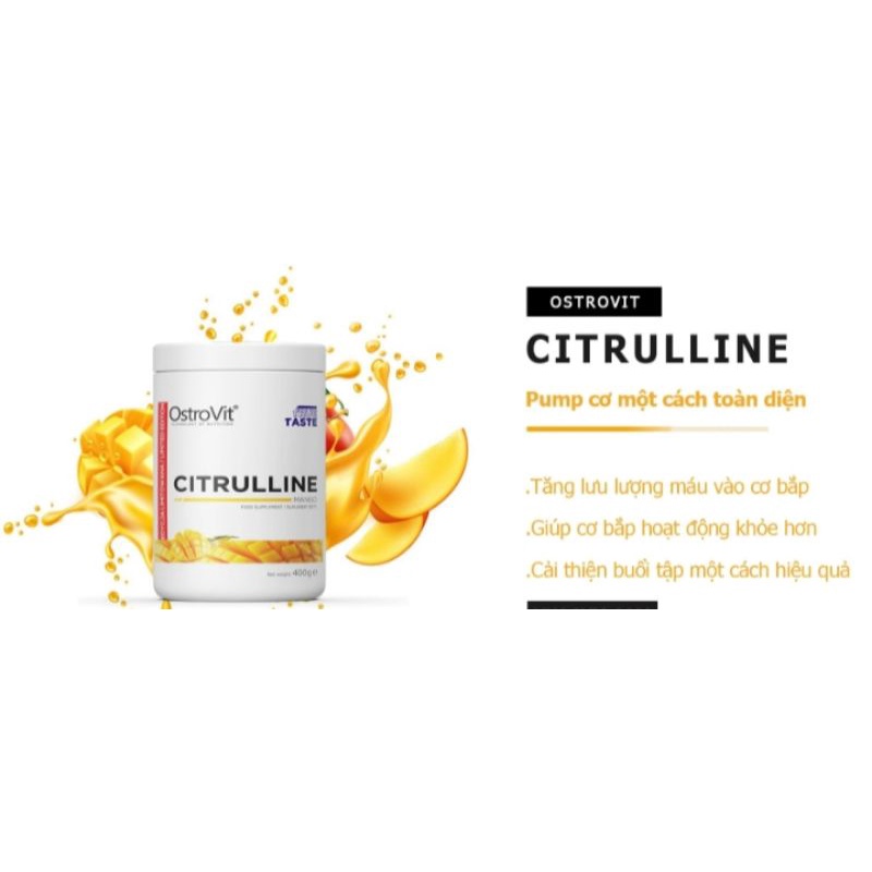 Thực Phẩm Bổ Sung Ostrovit Citrulline Malate 400g tại WHEYSINHVIEN.COM