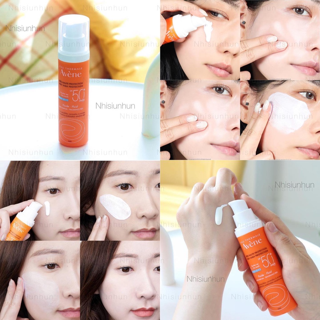 [ Mẫu mới ] Kem chống nắng Avene Very Hight Protection Fluid - Fluide SPF50+