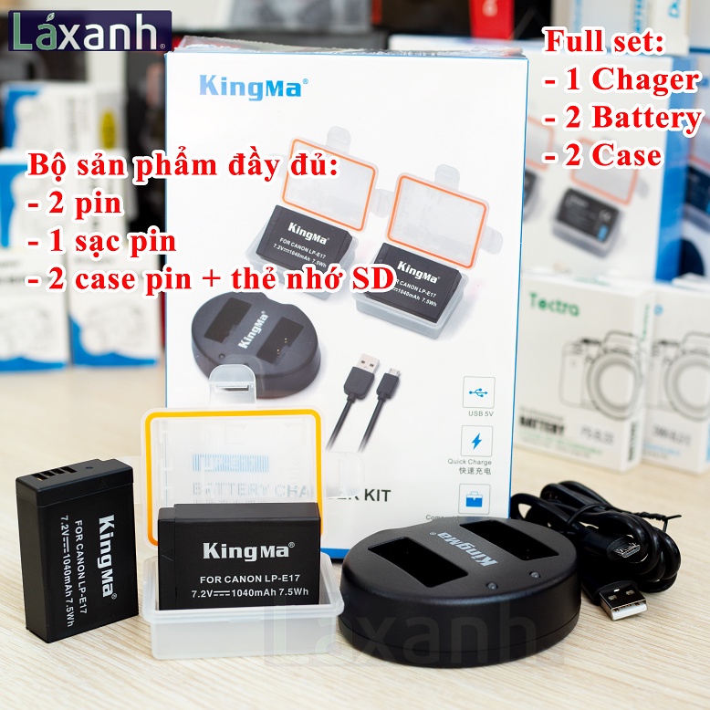 Canon LP-E17 | Pin và Sạc máy ảnh Canon LPE17 LP E17 LPE17N LP E17N Canon EOS M3 M5 200D 750D 760D 8000D RP T6 8000D X8i