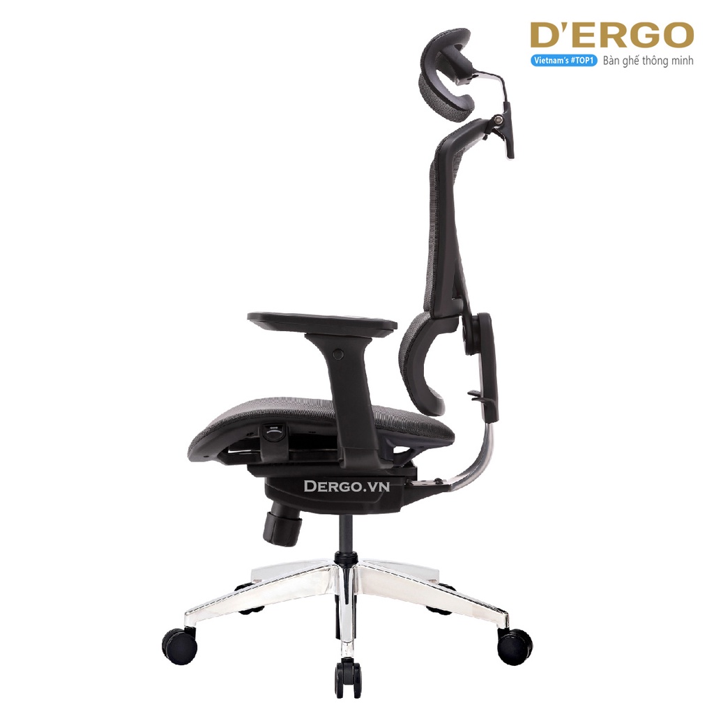 Ghế Công thái học Ergonomic GTChair I-see M (Medium - Black)