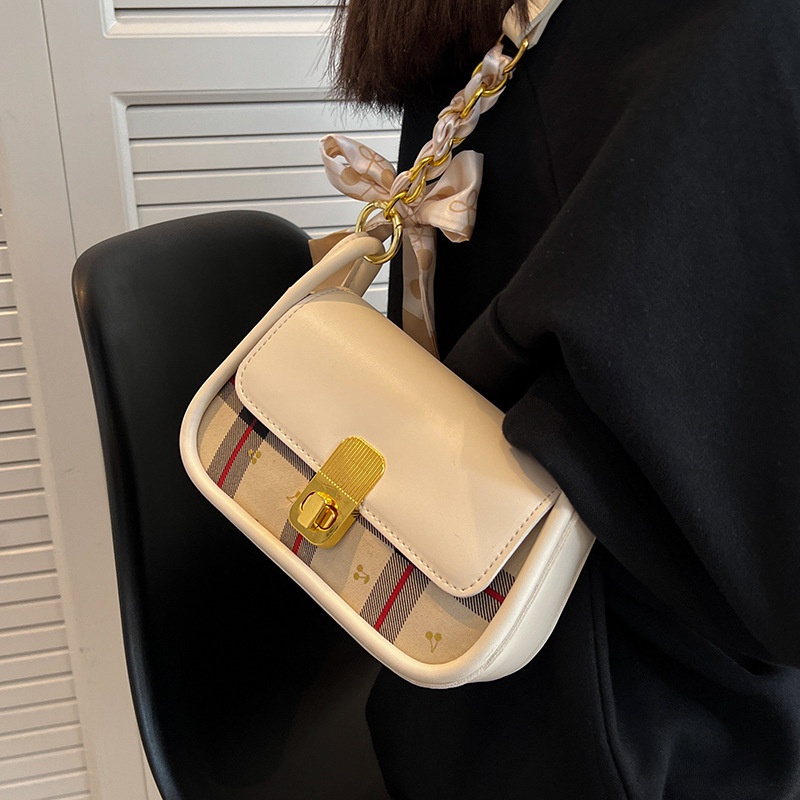 Túi Đeo Vai Màu Sắc Tương Phản Thời Trang Cao Cấp Cho Nữ