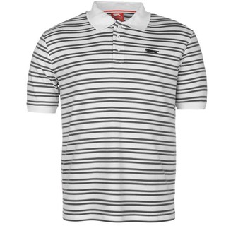 Áo thun Slazenger Inter Lock Yarn Dyed Polo Shirt Mens hàng UK