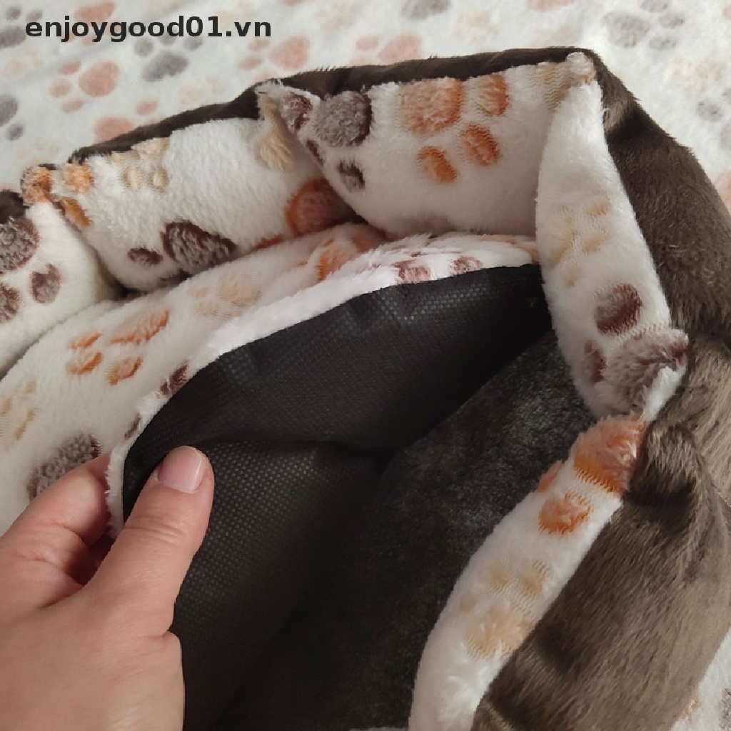 Giường Ngủ Nhỏ Bằng Vải Bông Mềm Ấm Áp Cho Thú Cưng
