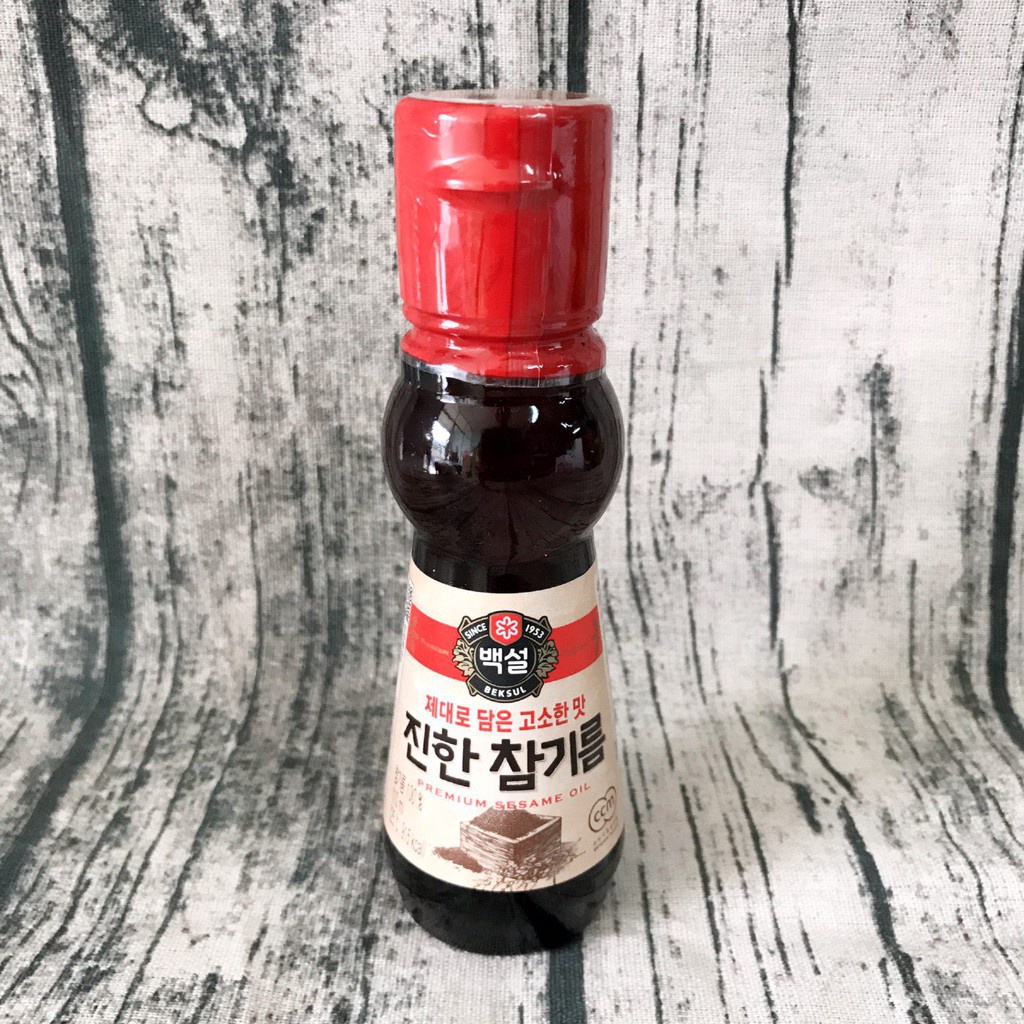 Dầu mè đậm đặc Hàn Quốc Beksul chai (110ml / 320ml)