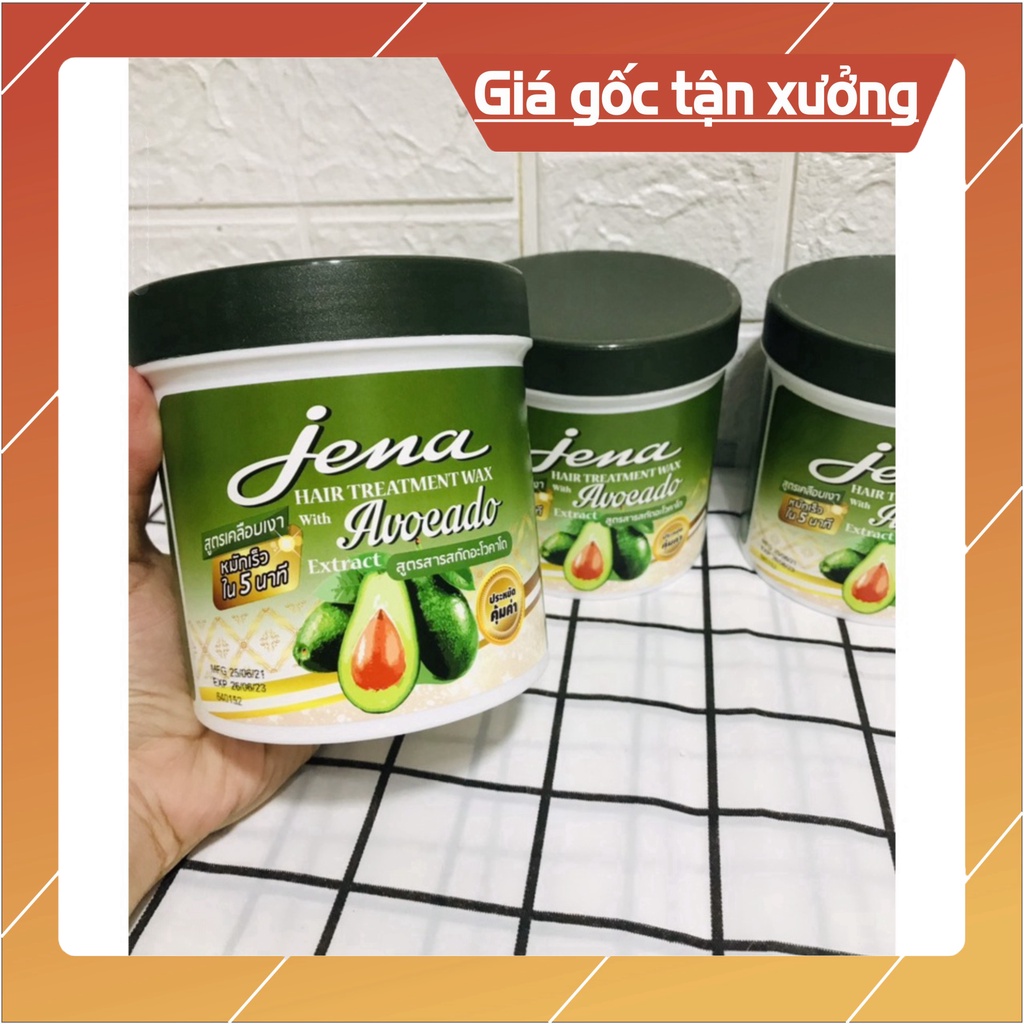 Kem ủ tóc Jena Hair Treatment Wax VỊ BƠ- Thái Lan (500g)