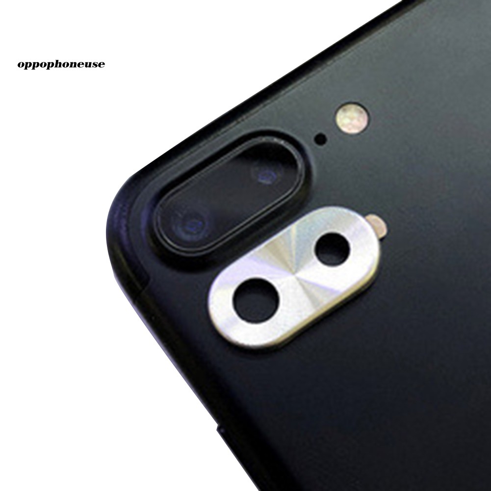 Khung kim loại bảo vệ ống kính camera cho iPhone XS X 7/8 Plus