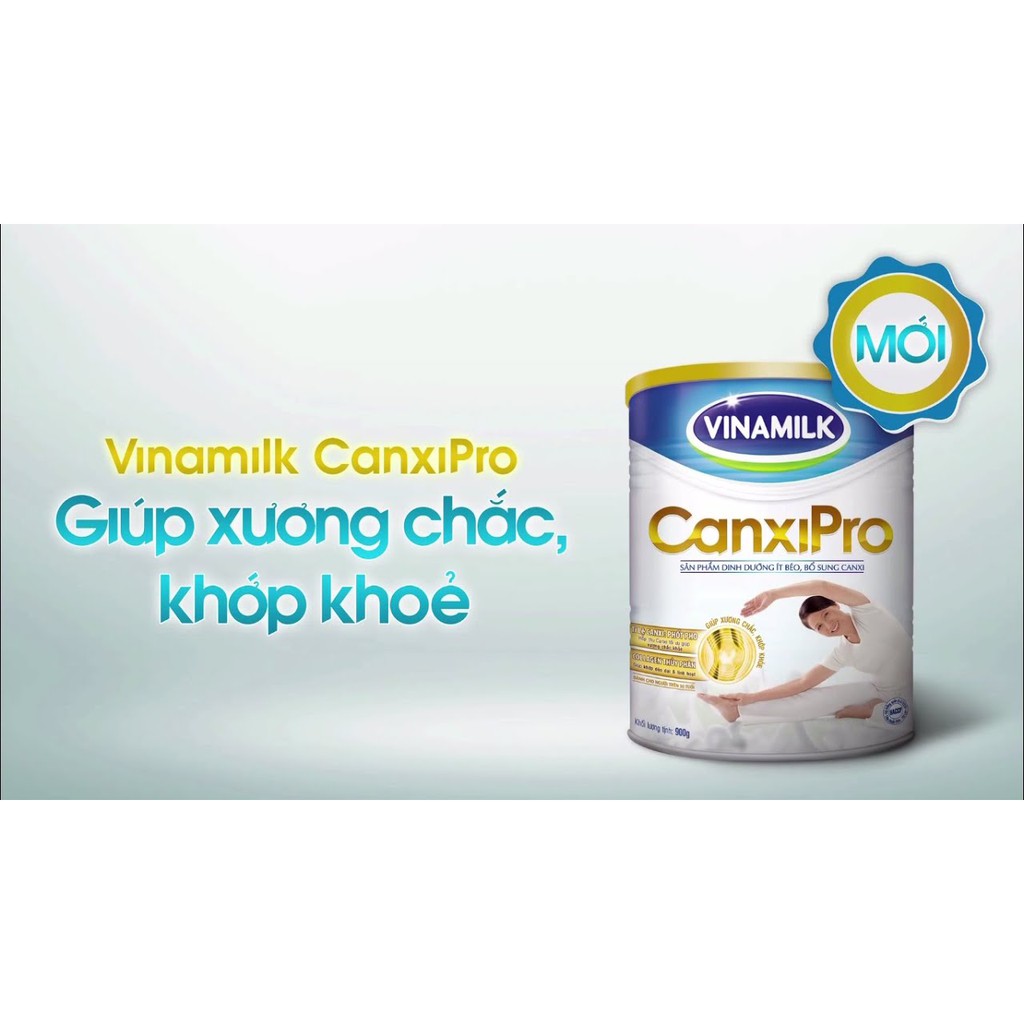 Sữa bột Vinamilk CanxiPro ít béo lon 900g