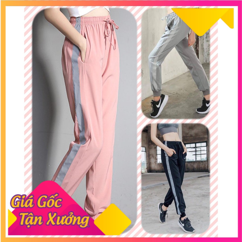 QUẦN JOGGER NỮ VẢI DÙ CỰC CHẤT