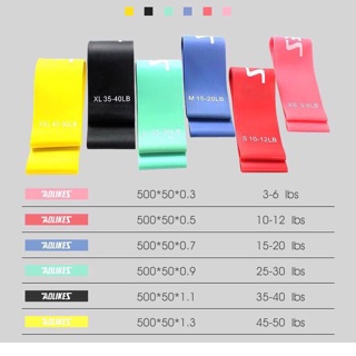 Set miniband tập gym dây cao su
