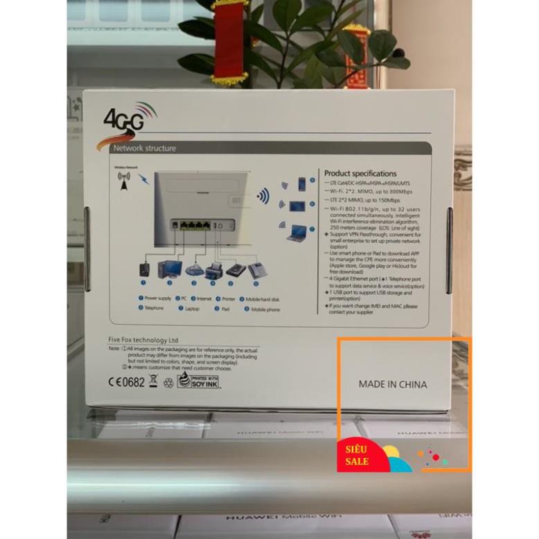 Phát wifi chuẩn 4g cắm điện LTE CPE B525 ( kiêm Router Wifi)