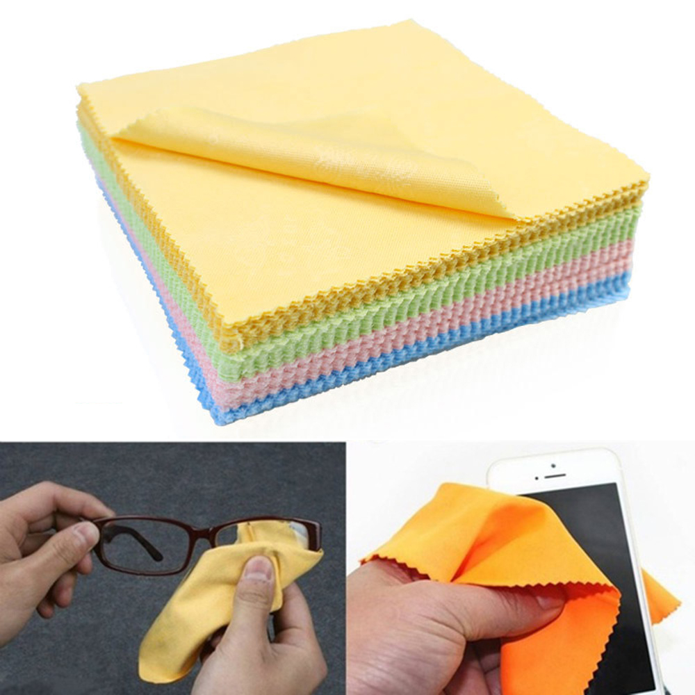 1PC Glasses Cleaning Cloth Lens Cloth Wipes 13 13cm Glasses Camera